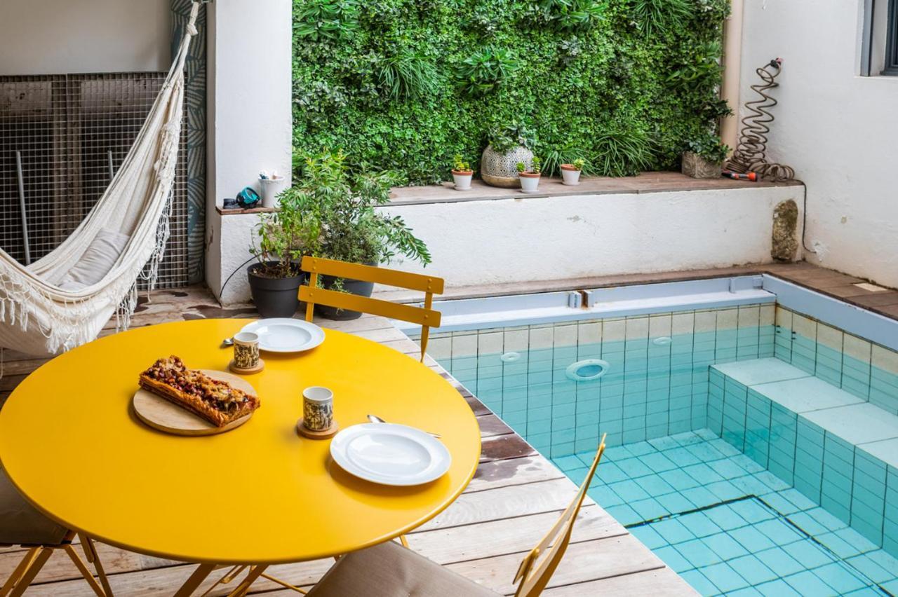 Lumineuse Maison De Ville - Piscine - Intramuros Avignon Ngoại thất bức ảnh